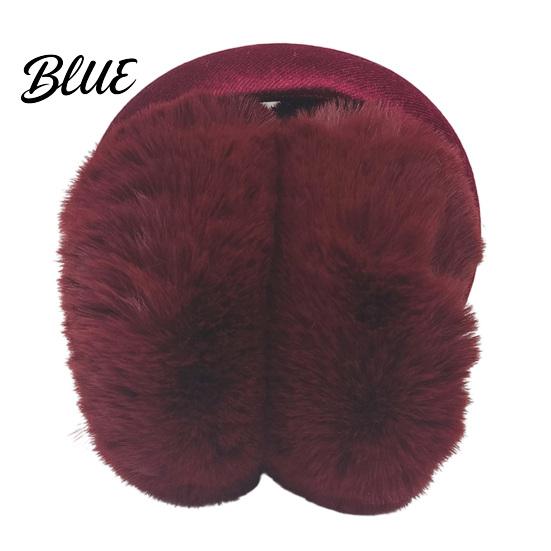 Soft Plush Earmuffs for Adults Women's Winter Ear Muffs Faux Rabbit Fur Warmers Thermal Covers Outdoor Walking Sports Commuting Fluffy Cold Weather