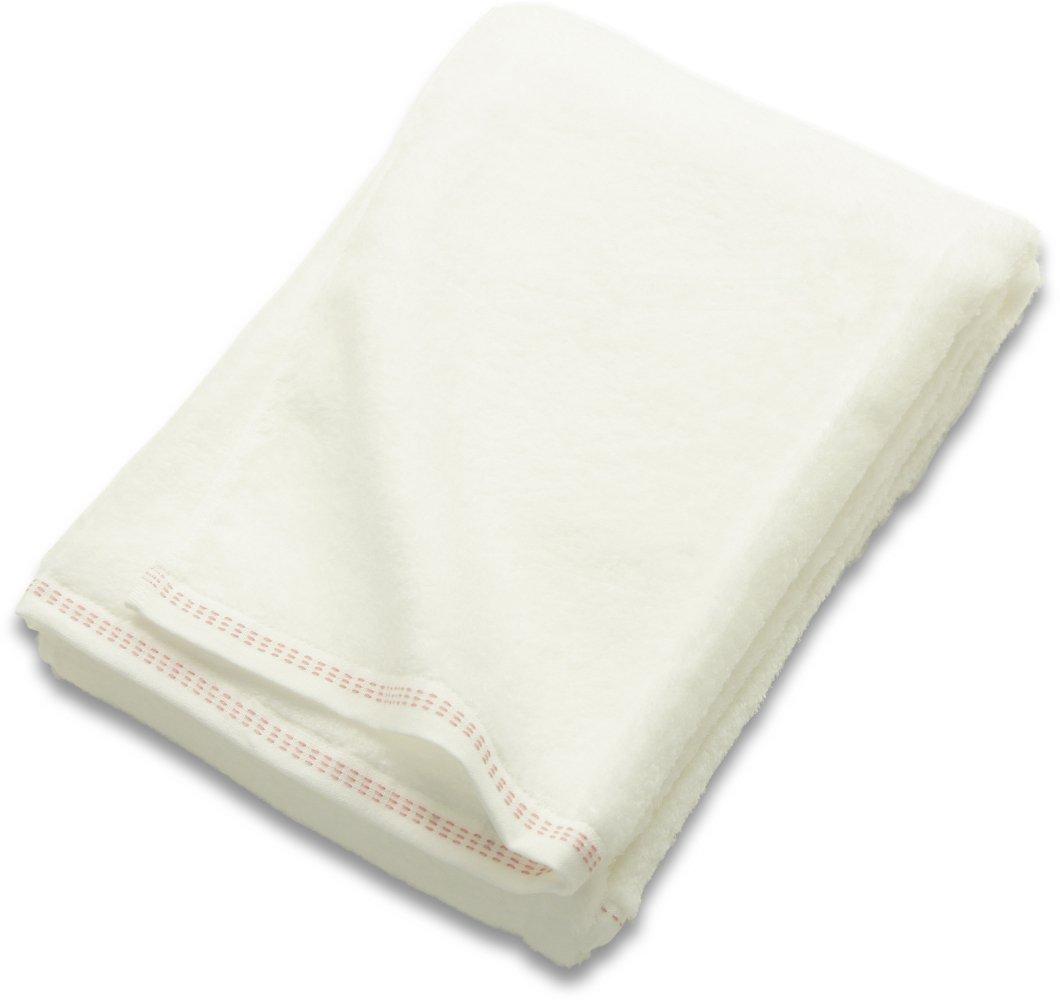 

Imabari Presso Watahime Bath 68 x Kusunokibashi Monori Towel, Off-White, 130cm, 1-62008-11-OW,
