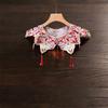 Elegant False Collar Embroidery Design Detachable Collar Unique Lace Shawl  Hanfu Outfit