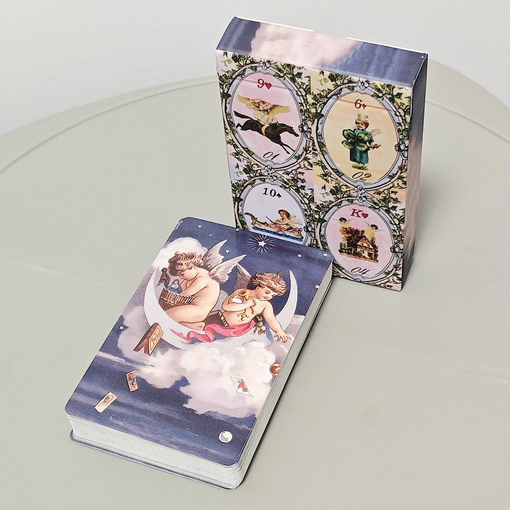 36 Carte Angeli Lenormand Mazzo Gioco da Tavolo Intrattenimento