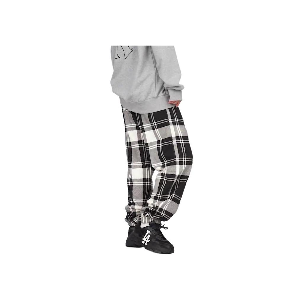 New MLB Knitted Sweatpants Unisex Black 3APT00314-50CRS