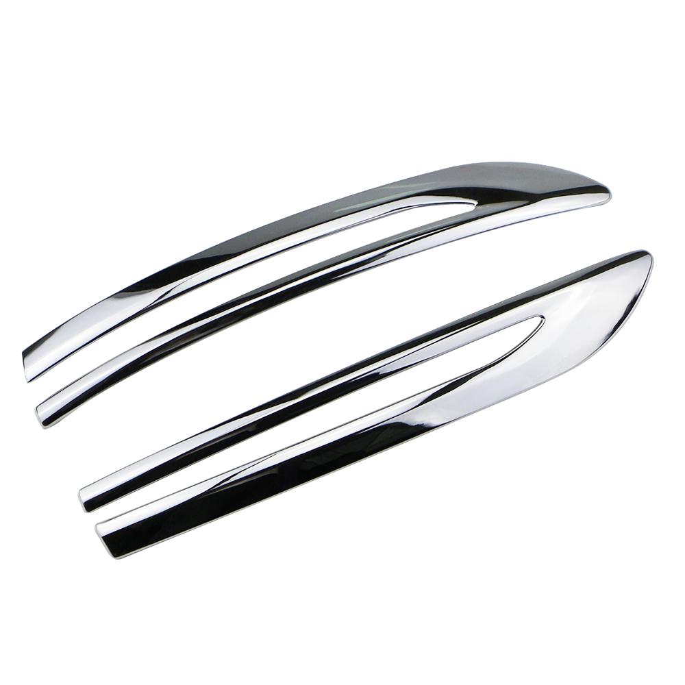 

For Nissan Kicks 2016-2026 Car Rearview Mirror Decorative Strip Anti-collision Strip Scratch Proof Strips Car Accessories серебряный