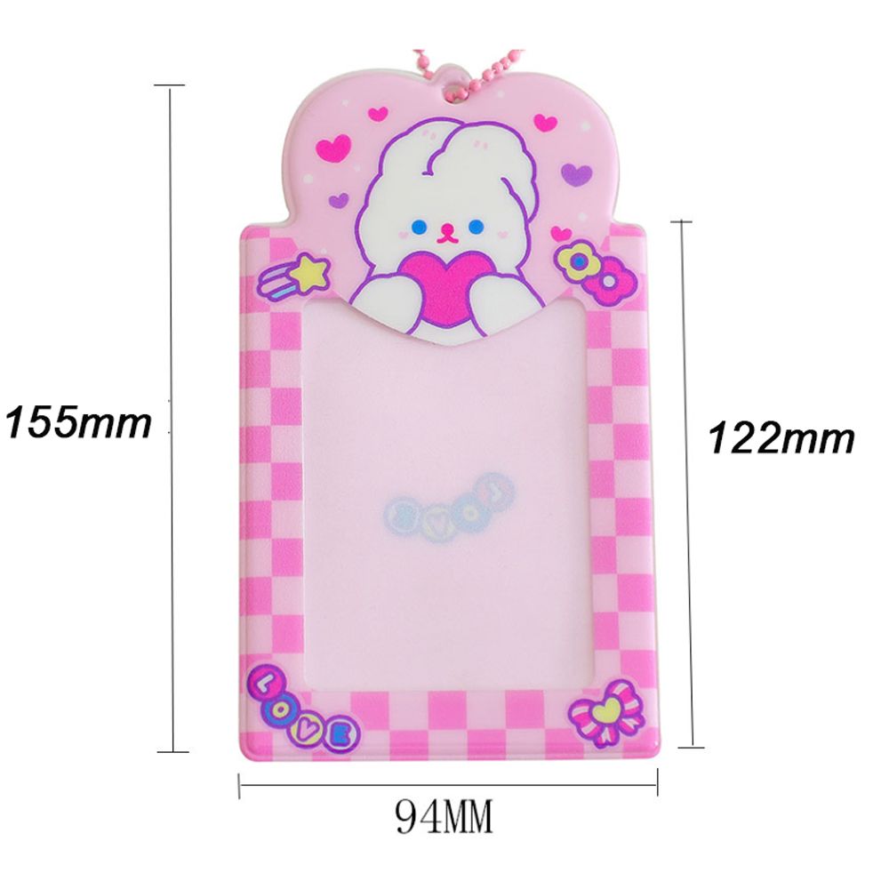 With Chain Kpop Card Binder Kpop Photocards Holder 3 Inch Photo Album Idol Photo Card Sleeves