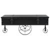 VidaXL Table basse MDF et bois de sapin 110 x 55 x 43 cm