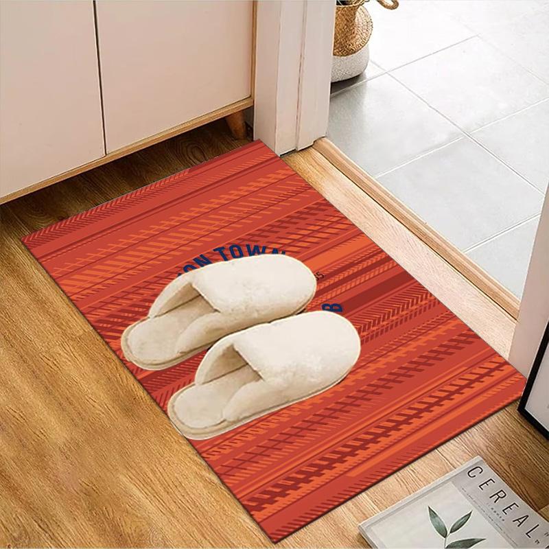 Town Football Club Printed Office Carpet Chair Cushion Entryway Rug, Rugs for Living Room, Bedroom Christmas gifts