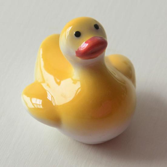 Ceramic Tea Pet Ornament Mini Fish Duck Crab Figurine Statue Sculpture Kung Fu Tea Tray Home Office Desktop Decoration Tea Lover Gift