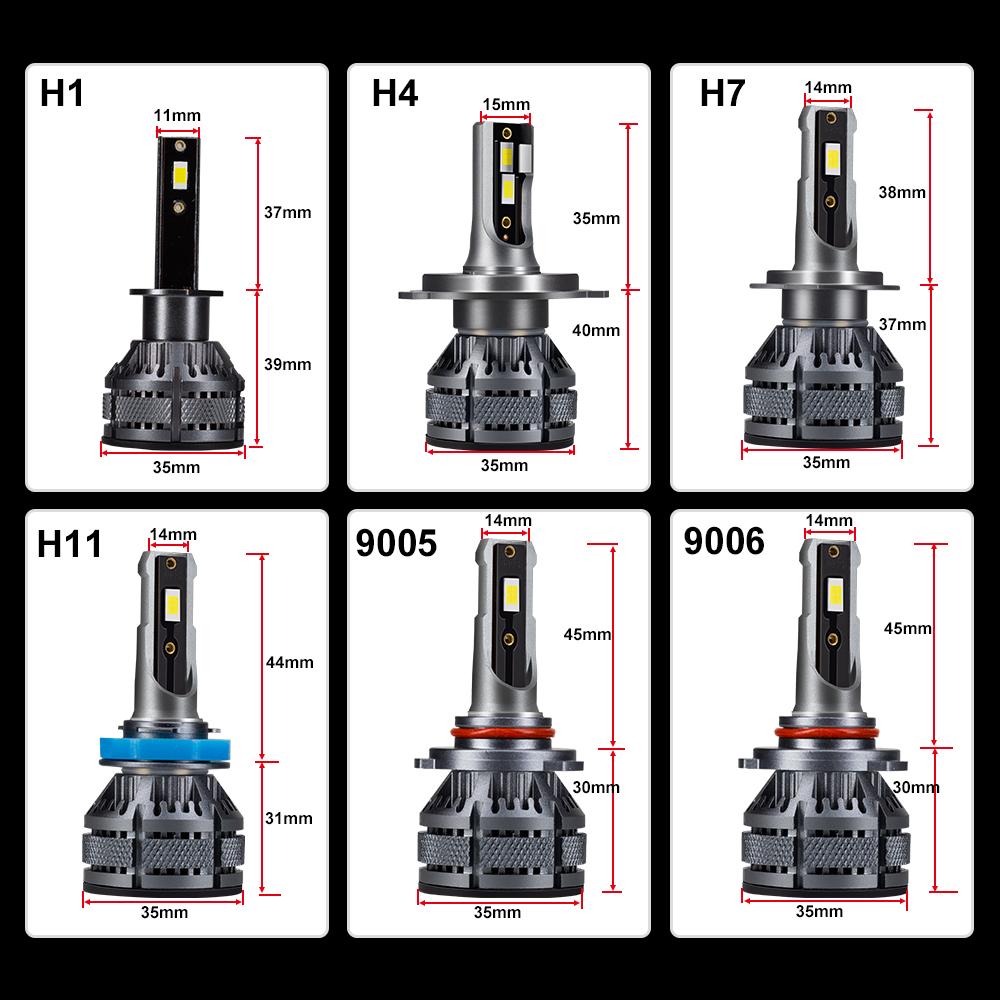 H7 H4 Led Headlight 6000K H1 H8 H11 Led Bulb Fog Light 9005 HB3 9006 HB4 Auto Lamp 30000LM 140W 12V Car Bulb Motorcycle H1