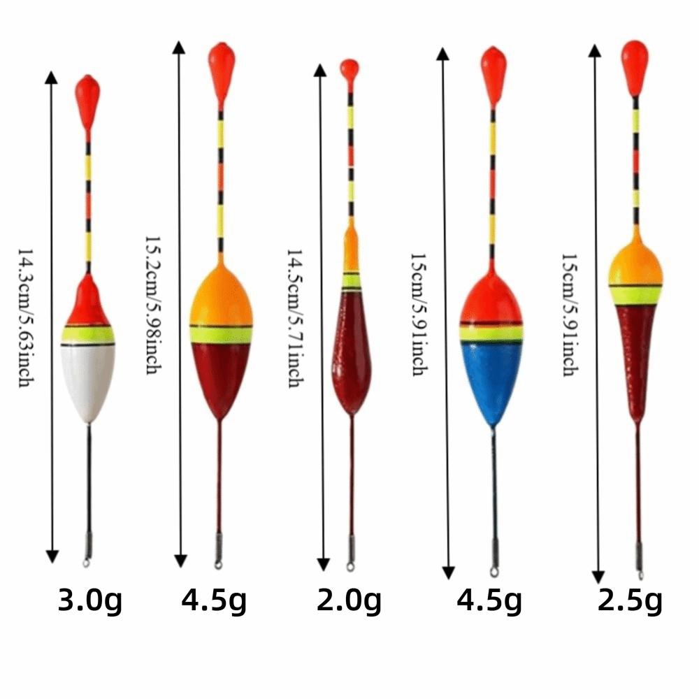 10PCS Oval-shaped Fishing Bobber Loghtweight Fishing Slip Float Durable Fishing Float  Trout Fishing