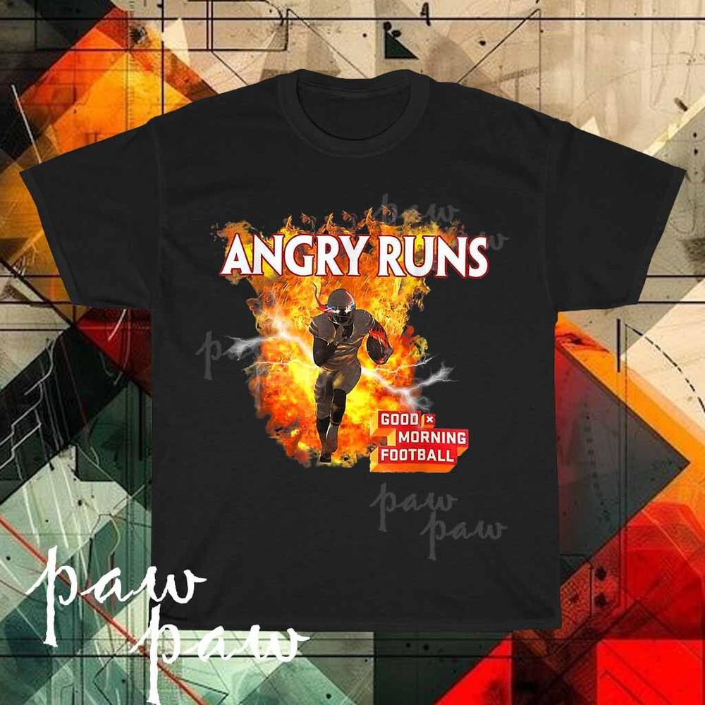 

New Angry Runs Active logo Men s T-shirt funny size S to 5XL 2XL