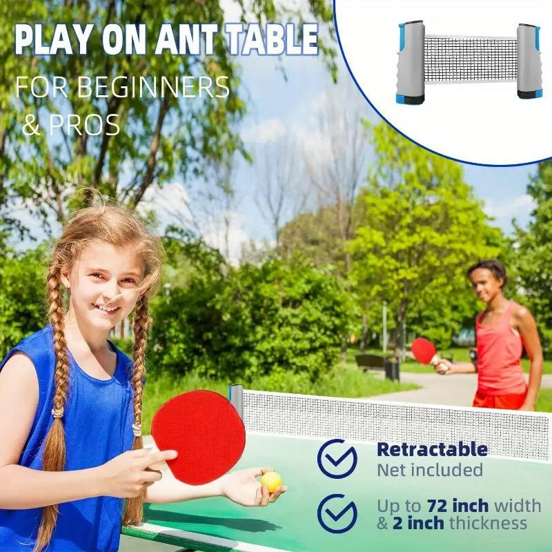 Portable Table Tennis Net Expandable Table Tennis Net Stand For Any Table Tennis Table Adjustable Table Tennis Net Stand
