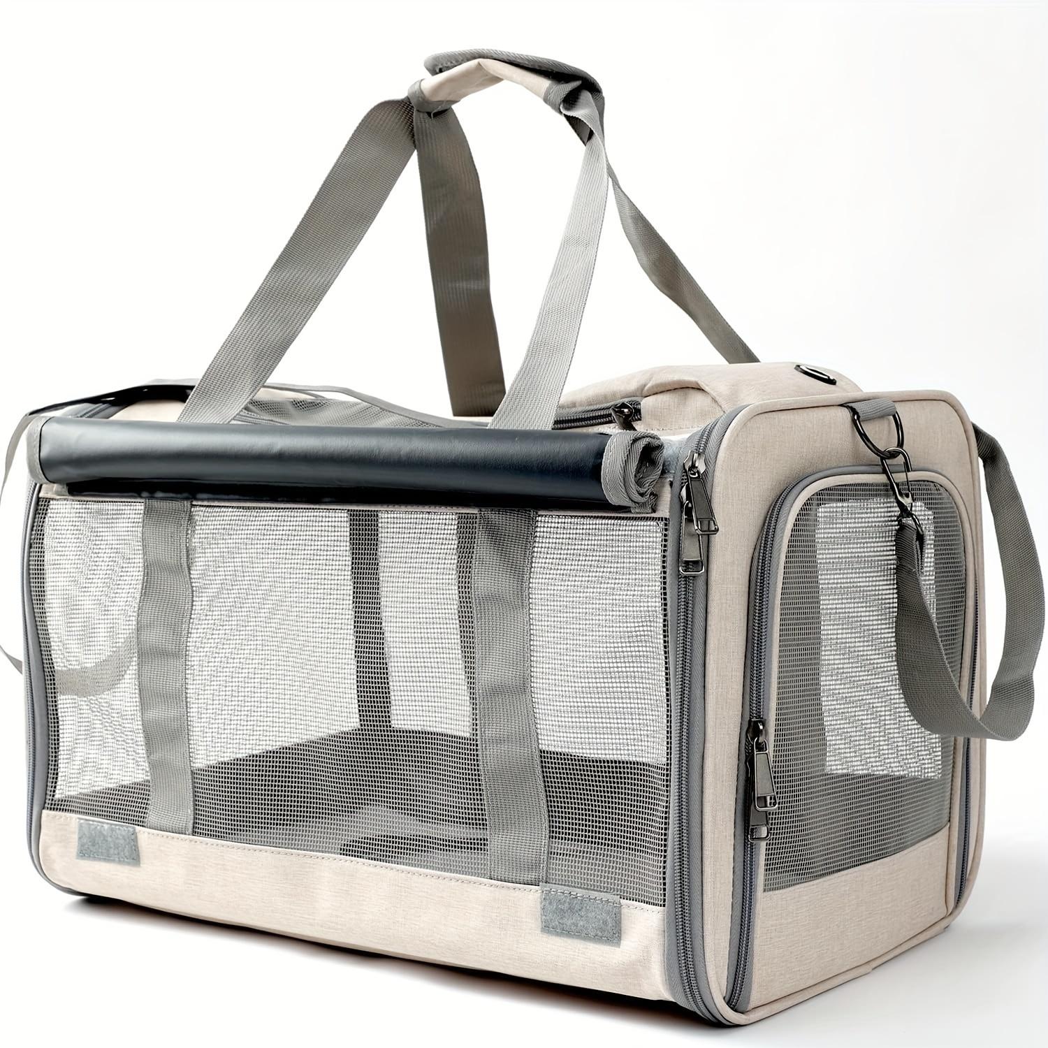 Pet Carrier For Large And Medium Cats Soft-sided Pet Carrier For Big Medium Cats And Puppy Dog Carriers Cat Carriers бежевый
