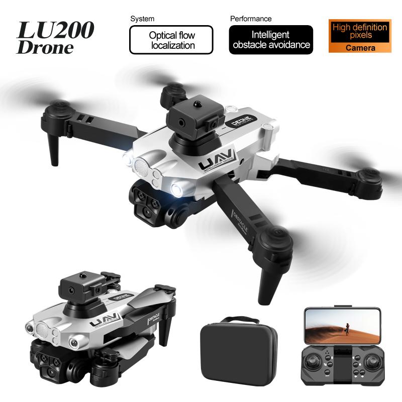 LU200 Drone with Optical Flow and Obstacle Avoidance System, HD Camera, and Remote Control