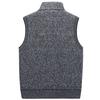  For Men In Autumn And Winter  Fleeced Warm Cardigan Vest Blouse