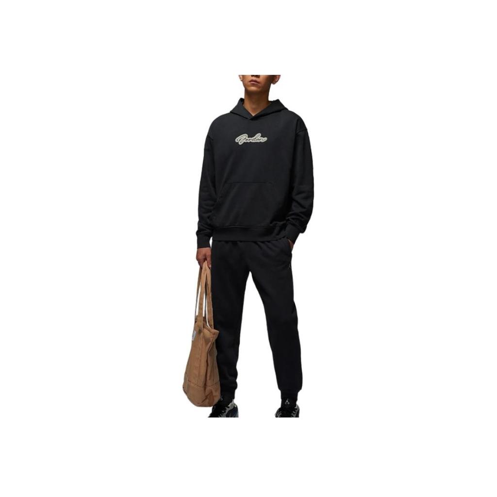 Jordan Mvp Fw24 Knitted Pullover Hoodie Long Sleeve Sweatshirt Men Sweatshirt Black HV9225045