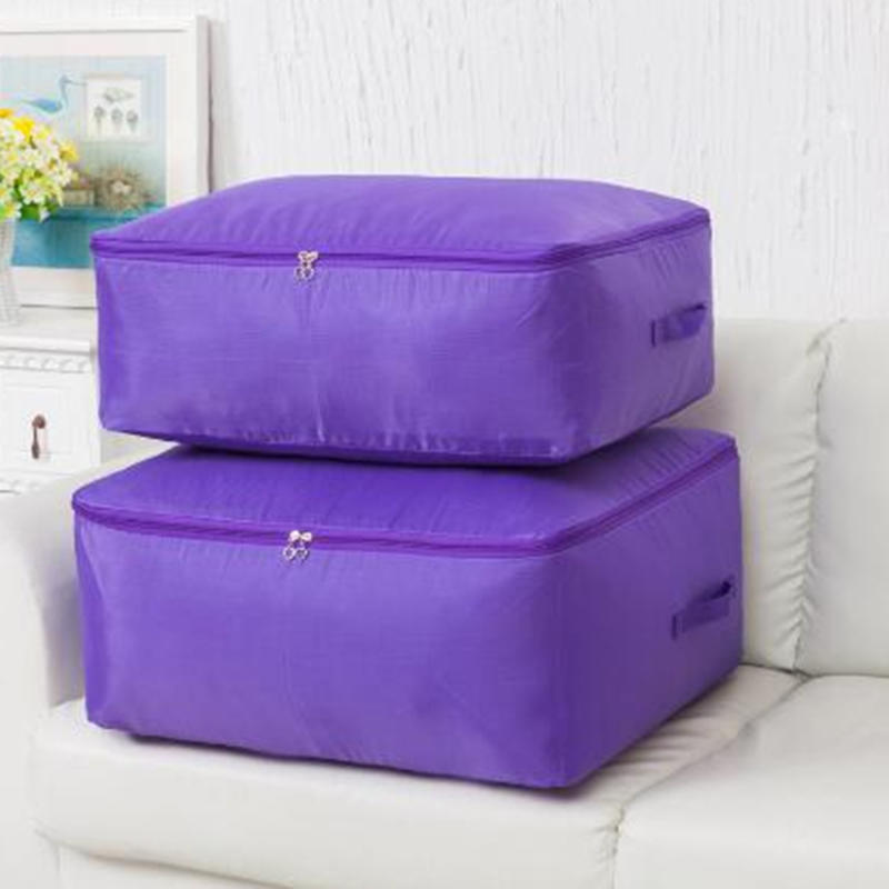 Large Capacity Comforter Storage Bags with Zipper Moistureproof Space Saver Luggage Clothing Moving Bag for Kindergarten