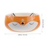 1pc Salad Bowl Soup Bowls Child Ceramics Fruit Tray Cartoon