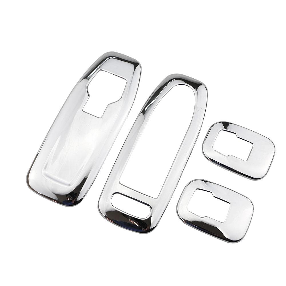 4PCS Windows Lifter Panel Cover Trim for Peugeot 2008 208 2014-2019 ABS Door Window Lift Button Switch Decoration Sticker Accessories
