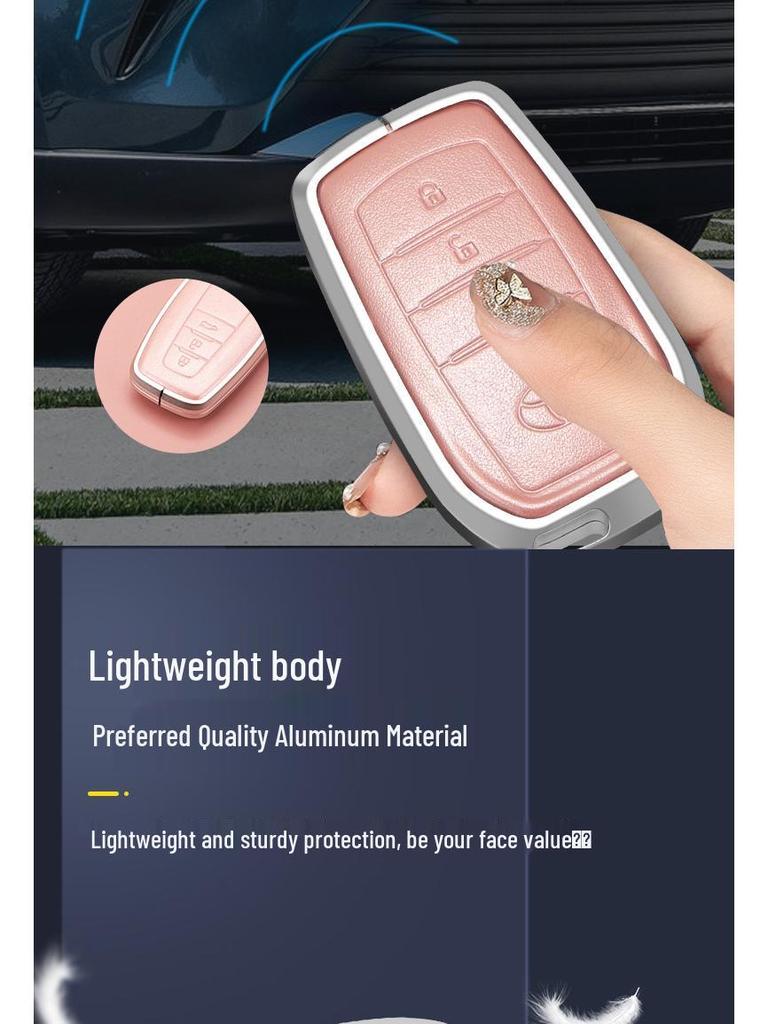 FAW Toyota Key Case for Highlander, RAV4, Corolla, C-HR, IZOA & Crown - Car Key Cover & Shell