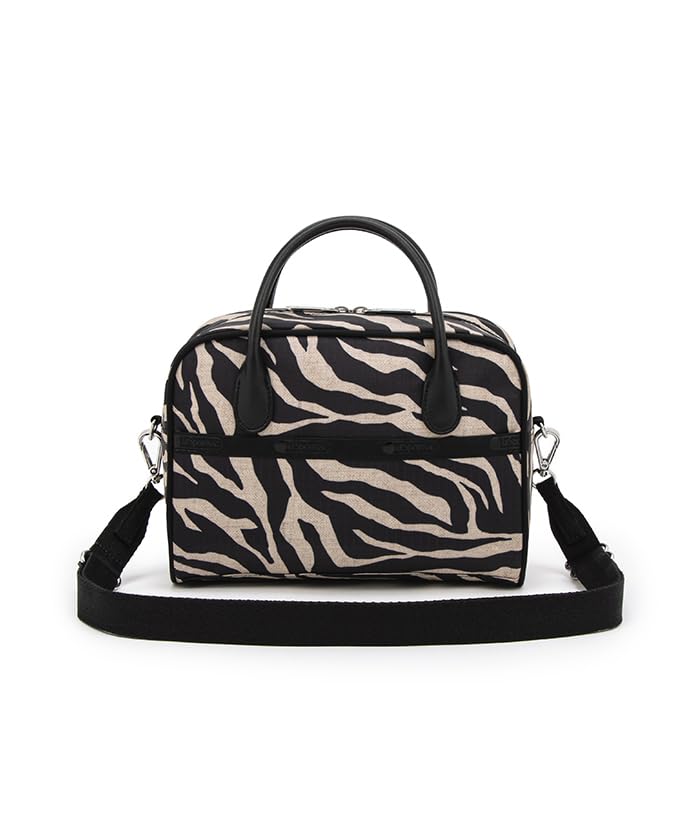 

Официальная наплечная сумка SQUARE TH Uptown Raffia [LeSportsac] КРОССБОДИ/1082 Женская Зебра/Черный