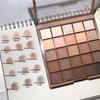 Cool and Subtle 25-Color Eyeshadow Palette: New for 2022 in Pearlescent Matte Earth Tones