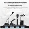 HuiDu AT-200S Wireless Dual Handheld Microphone System (CN Version)
