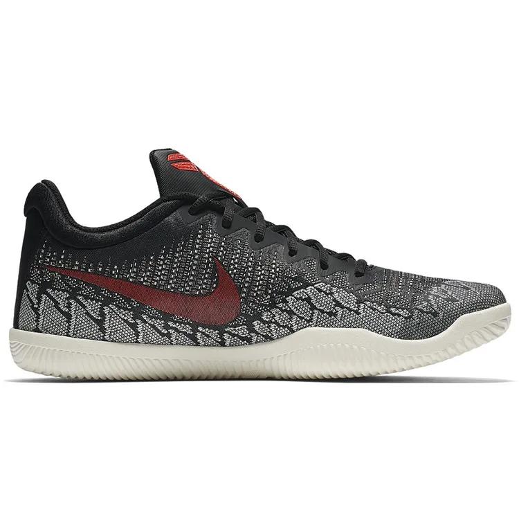 Nike Mamba Rage EP 'Bright Cimson' (Unisex) Black / Bright Crimson-Sail Basketball Shoes 908974 060