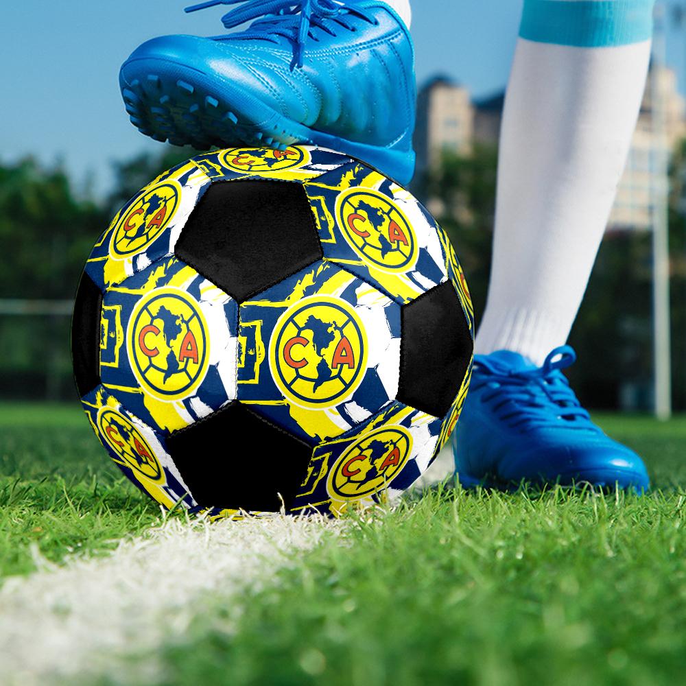 American Soccer Clubs Indoor Soccer Ball Colorful Machine Stitched PVC Size 5 Team Training Competition Ready Durable High-Bounce Cool Sports Gift