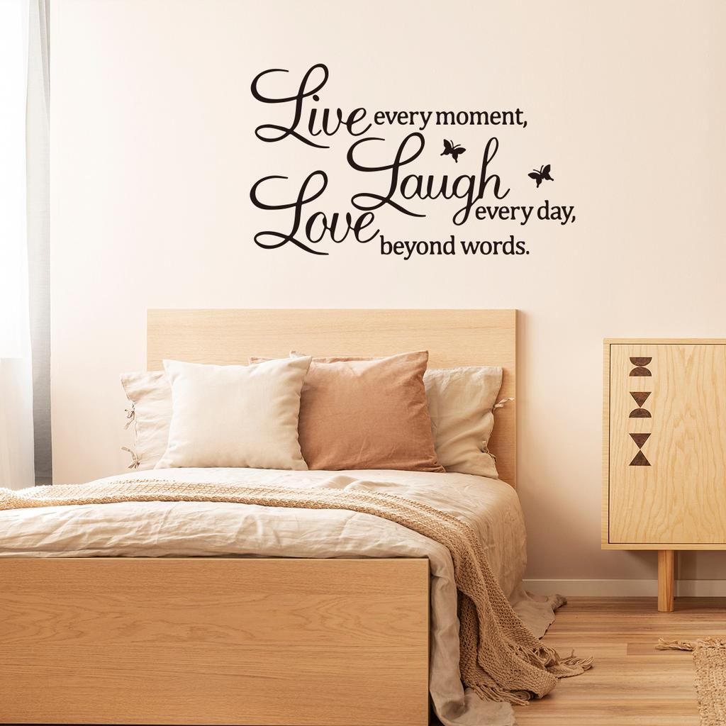 Yy436 Personalized And Creative English Alphabet Butterfly Wall Sticker, Living Room Bedroom Decorative Wall Sticker, Large Quantity Can Be Negotiated
