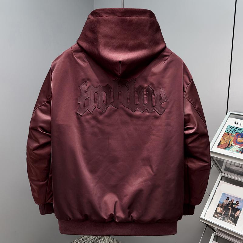 Plus Size 5XL-11XL Fashion Men's Bomber Jacket Autumn Winter Quilted Cotton Coat Hooded Casual Loose Thick Warm Oversize Outerwears