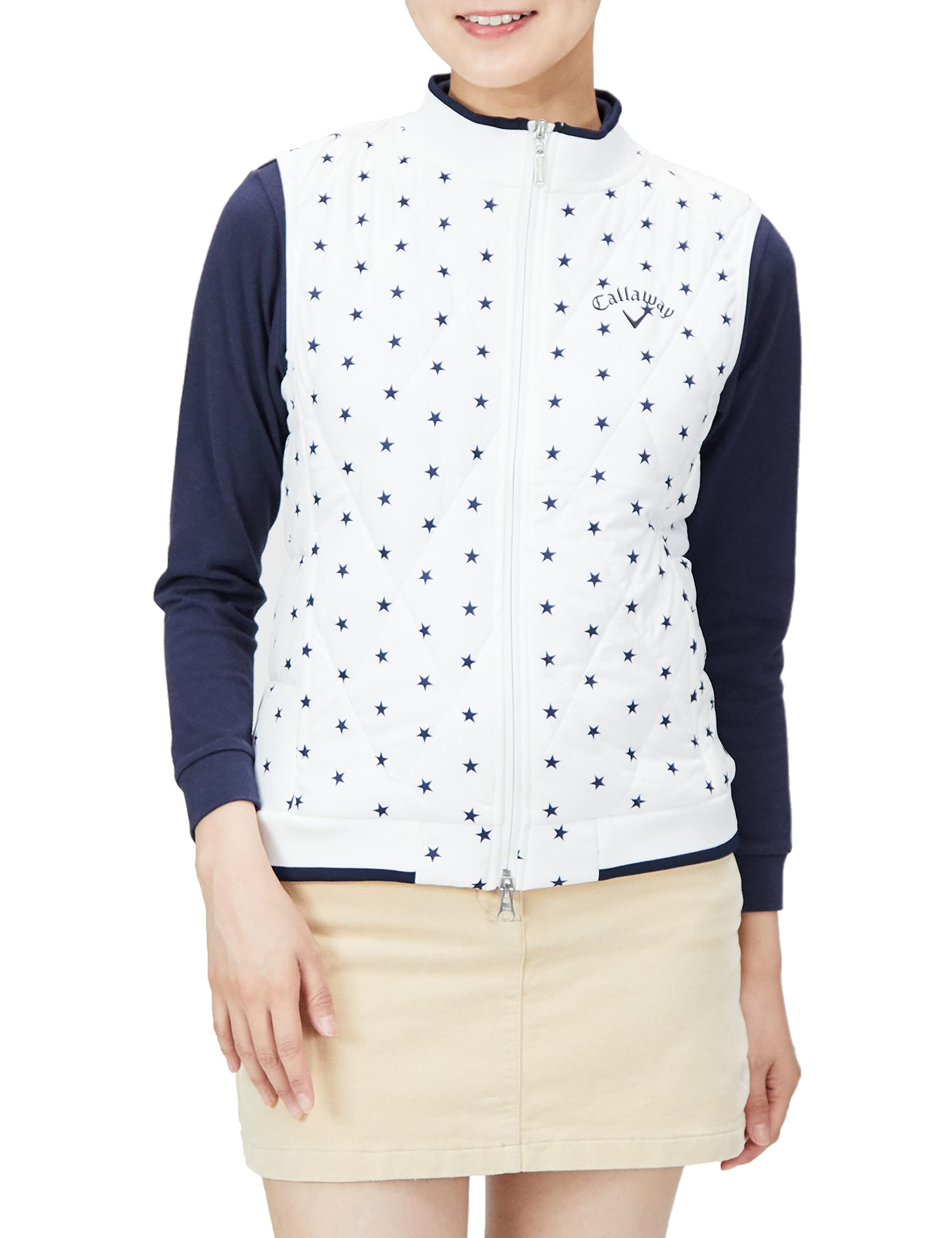 

Callaway Padded Vest High and Golf Outerwear C22216200 Size S Women s Full-Zip (Star Stretch Stretch, Water-Repellent, Windproof, Breathable) / /