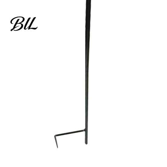 Bee Watering Station Garden Metal Flower Stake Decorative Bird Bath Ground Insert Butterfly Drinking Bowl for Backyard Pollinators Wild Birds