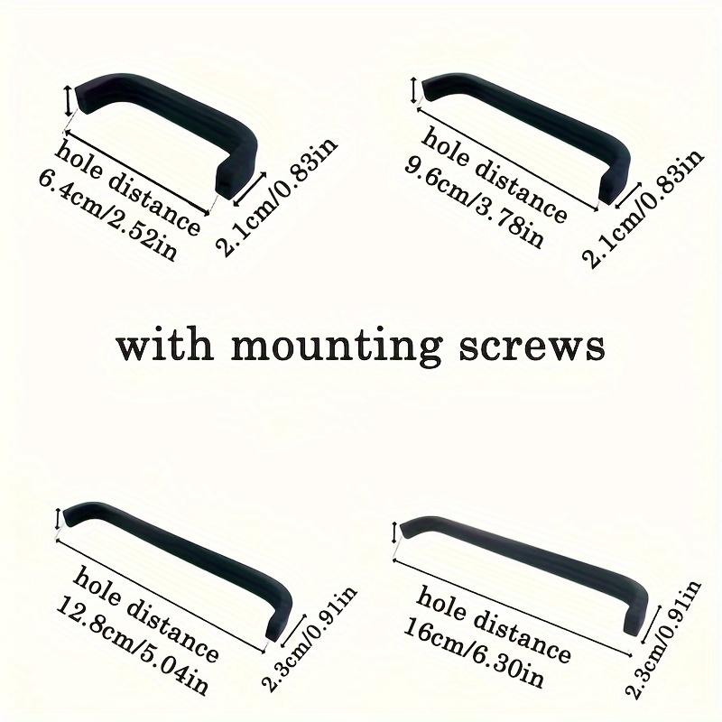 8pcs Cabinet Pulls Drawer Pulls, Aluminum Kitchen Cabinet Pulls, Modern Kitchen and Bathroom Cabinet Hardware Cabinet with Mounting Screws