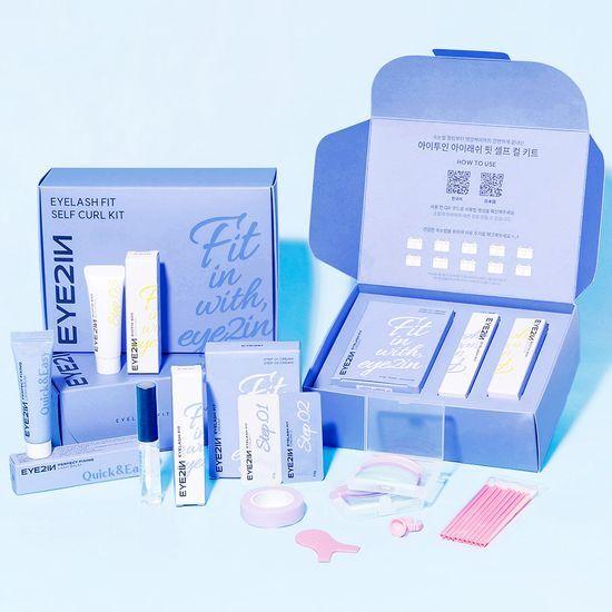 

EYE2IN Self Eyelash Lash Perm Kit (10 sessions) (Lash Balm/Glue) 10 servings of glue