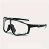 1PC Men's and Women's Integrated Light-changing Bicycle Glasses, Large Frame PC Material, Sports Glasses with Anti-glare Glasses, for Protection