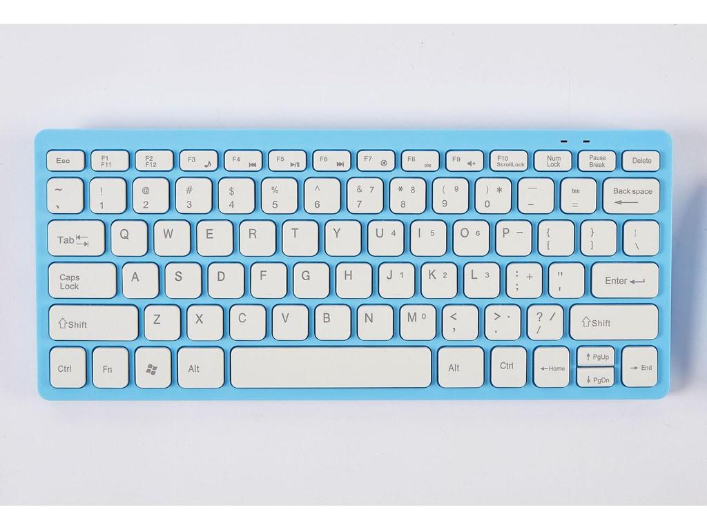 2.4G Wireless Mini Chocolate Keyboard & Mouse Set - 78 Silent Keys for Desktop & Notebook