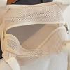Ventilated Toiletry Organizer Clear Mesh Storage Bag Large Capacity Portable Shower Accessories Holder with Handle