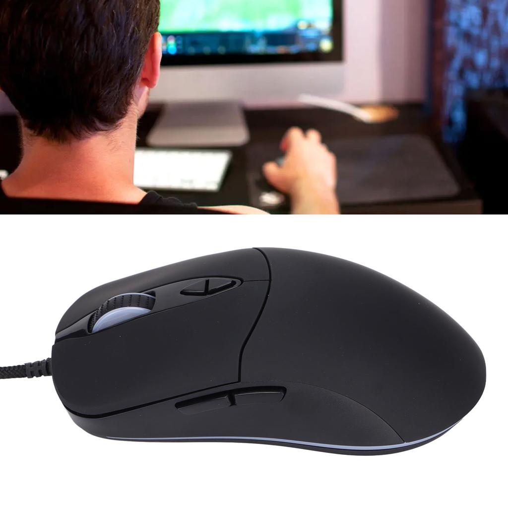 Mouse RGB Light USB 7200DPI 10 Lights Comfortable Grip Good Game Experience Wired Gaming Mouse