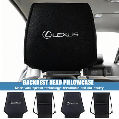 Car Seat Headrest Cover Anti-Fouling Neck Pillow Protector Accessories For RX350 IS250 CT200h ES250 ES300h NX300h IS200