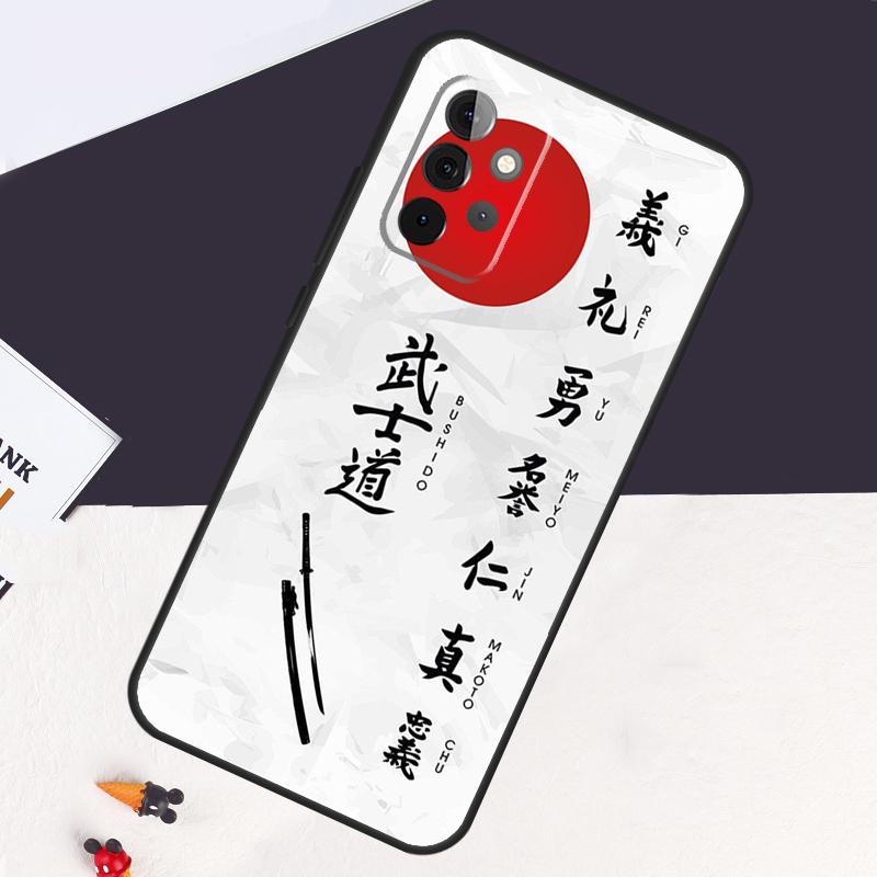 Japanese Bushido Samurai Case For Samsung Galaxy A53 A15 A22 A52 A32 A54 A14 A16 A26 A36 A56 A55 A35 A05 A06 A33 A13