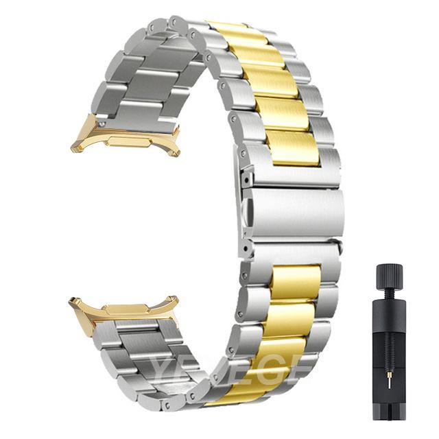 Metal Strap For Samsung Galaxy Watch Ultra LTE 47mm Band Stainless Steel Strap For Samsung Watch 7 44mm 40mm Wristband Correa