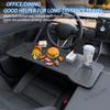 Table Desk For Model Y Juniper 2025 Car Steering Wheel Laptop Tray Food Desk Portable Office Table for Tesla Model 3 2024 2021