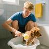 Pet Bath Brush 2 In 1 Dog Bath Brush With Built-in Shampoo Dispenser Pet Wash Brush Dogs Cats Grooming Massage Brush