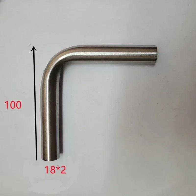 304 Stainless Sanitary 45 Degree 90 Degree Elbow Lengthen Seamless Pipe Welding Pipe Fitting