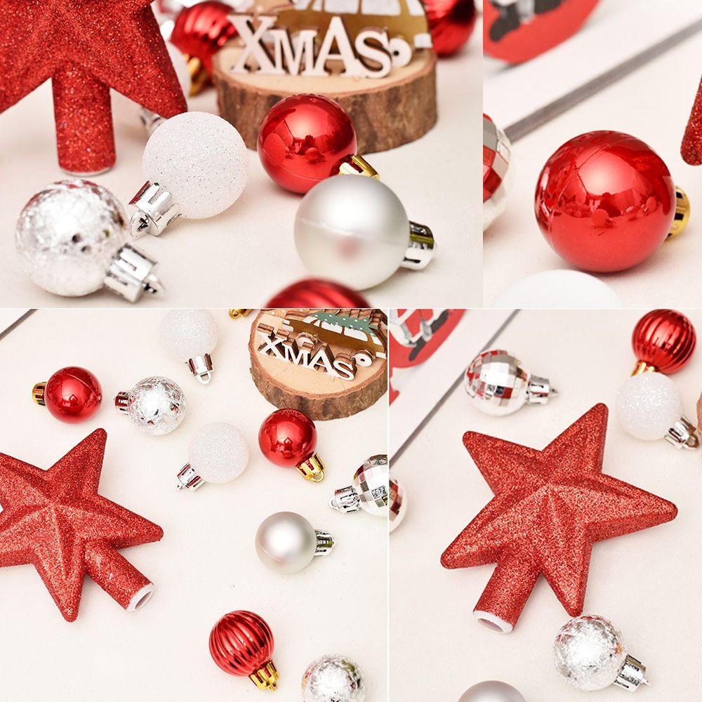 3CM Party Supplies Crafts DIY Gifts Xmas Hanging Ball Bauble Christmas Tree Decoration Drop Pendant