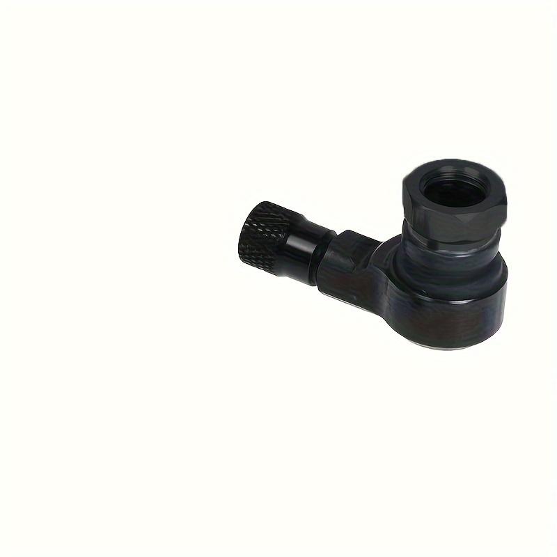 Aluminum Motorcycle Metal Gas Nozzle Degree Angle Valve Adaptor Tyre Valve Extension Valve Stem чёрный