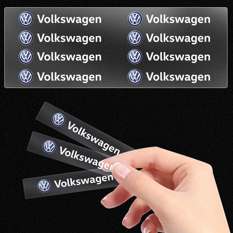 2/5/10Pcs Car Interior Random Stickers Car Steering Wheel Emblem Styling for Volkswagen R Line Tiguan Bora Jetta Golf Magotan Sharan Passat CADDY