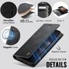 For iPhone 17 Pro Case CASEME C49 Compatible with MagSafe RFID Blocking Detachable Wallet Leather Phone Cover