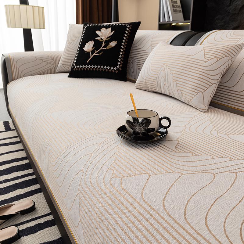 Four Seasons Living Room Non-slip Sofa Cushion Couch Sofa Covers Mat Chenille Slipcover Funda Sofa Mats