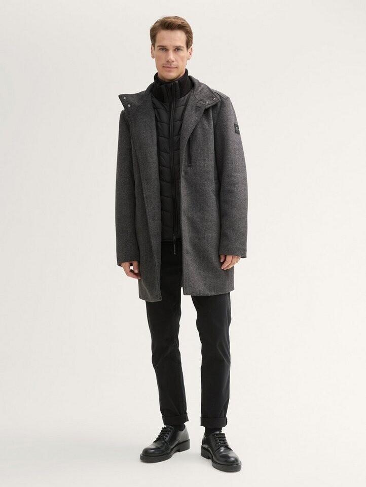 Зимняя куртка Tom Tailor 2-в-1 Mantel mit Wolle (1042475) темно-серый черный в елочку