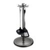Countertop Rotating Utensil Holder | Kitchen Utensil Holder, Kitchen Tabletop Dish Organizer Holder, Spaghetti Server with Swivel Hook
